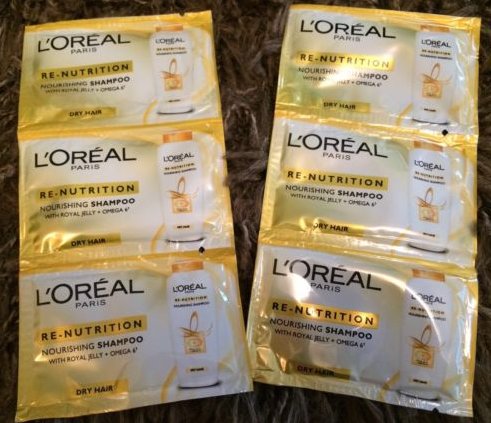 L-oreal-Paris-Re-nutrition-Shampoo-Samples