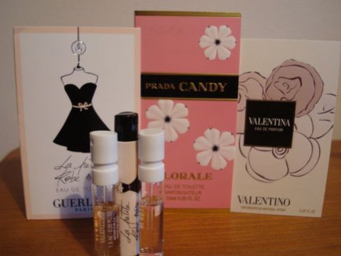 PRADA-VALENTINO-GUERLAIN-MINI-SPRAY-PERFUME-SAMPLES