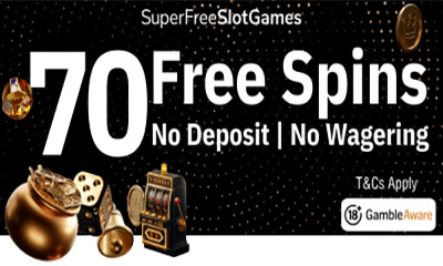 70 Free Spins - No Deposit, No Wagering