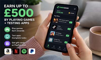 Earn Up to £500 Playing Games With Freecash